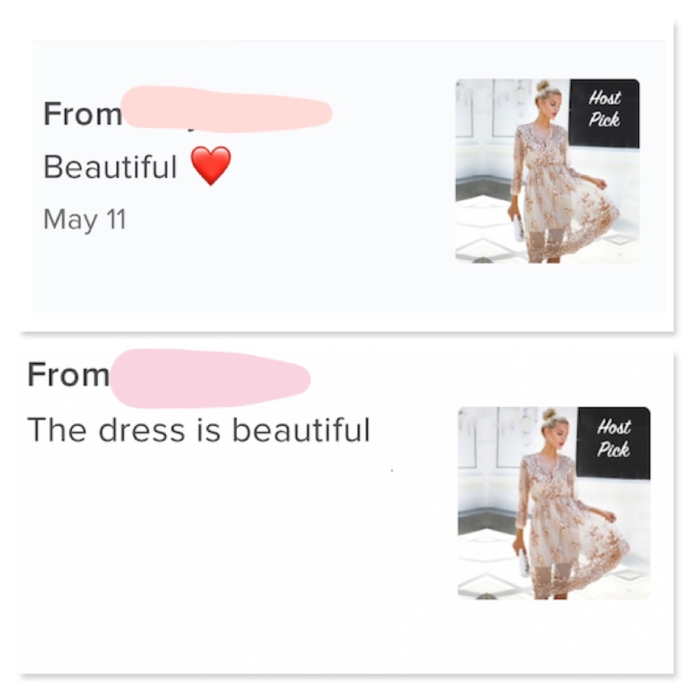 Tan Midi V-Neck Mesh Dress with Rosegold Sequins - Picture 10 of 13